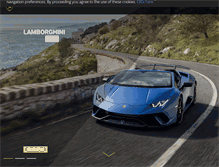 Tablet Screenshot of lamborghini-baku.com